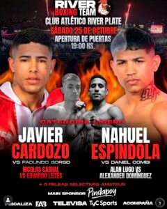 Nahuel «El Ablandador» Espíndola vuelve a la acción frente a Daniel Combi