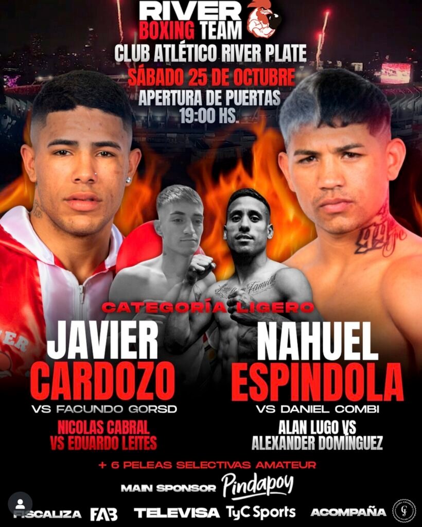 Nahuel «El Ablandador» Espíndola vuelve a la acción frente a Daniel Combi