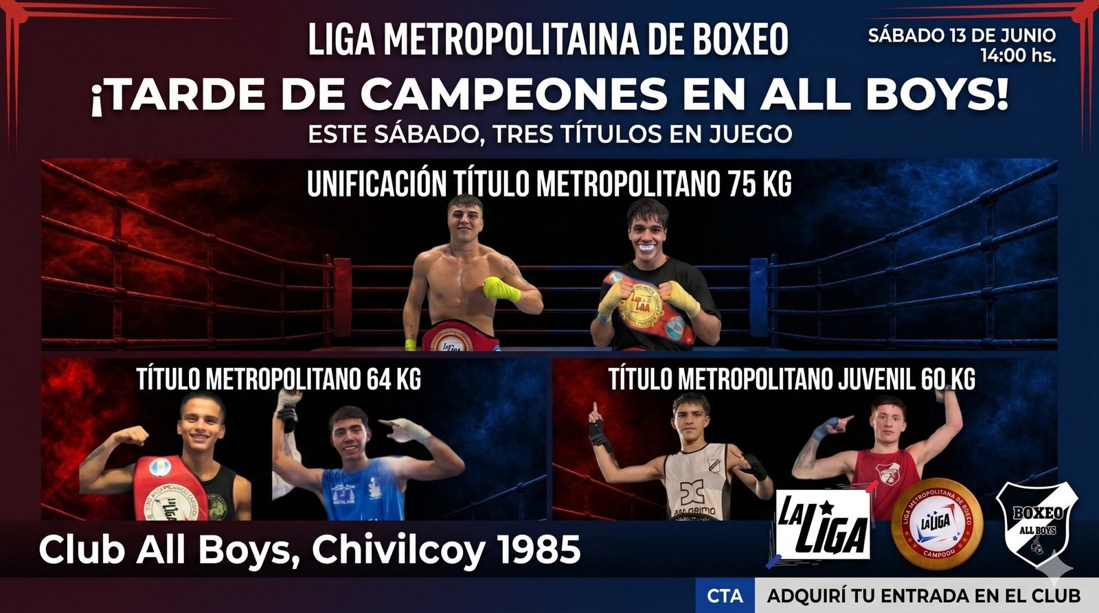 La Liga Metropolitana desembarca en All Boys con el semillero de los barrios en acción