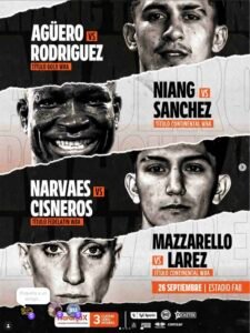 Josué Agüero y Touba Niang encienden la FAB en una mega velada internacional