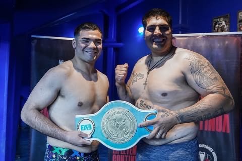 Guerra de gigantes en la FAB: Karim Crücce defiende su corona pesada ante Ariel Bracamonte